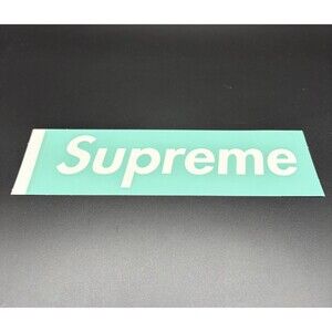 Supreme TIFFANY & CO. Box Logo Sticker FW21 New York Since 1837